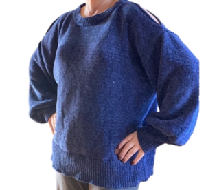 SIMPLY Southern Cold Chenille Shoulder Sweater